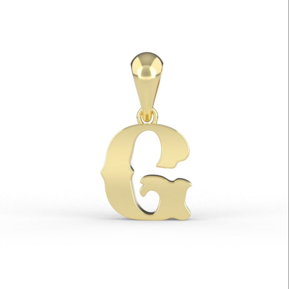 Saloon Style 'G' Charm