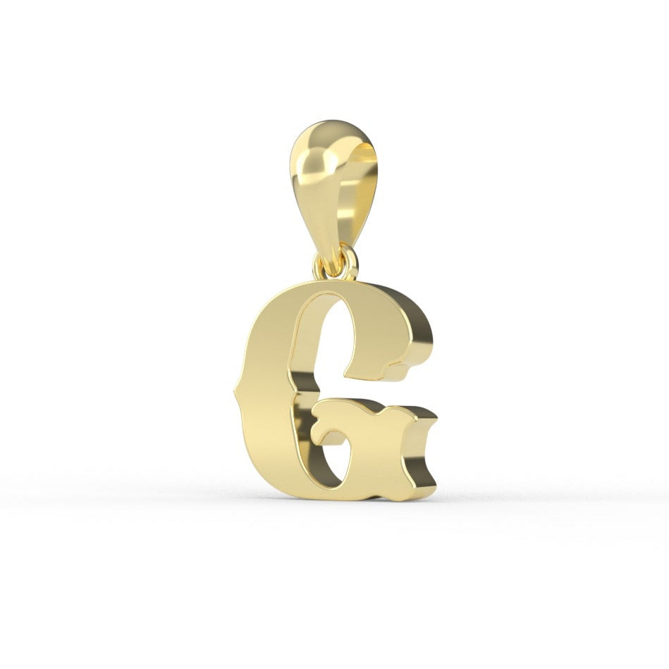 Saloon Style 'G' Charm