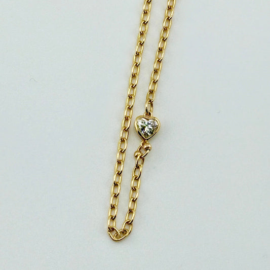 Diamond Heart Chain