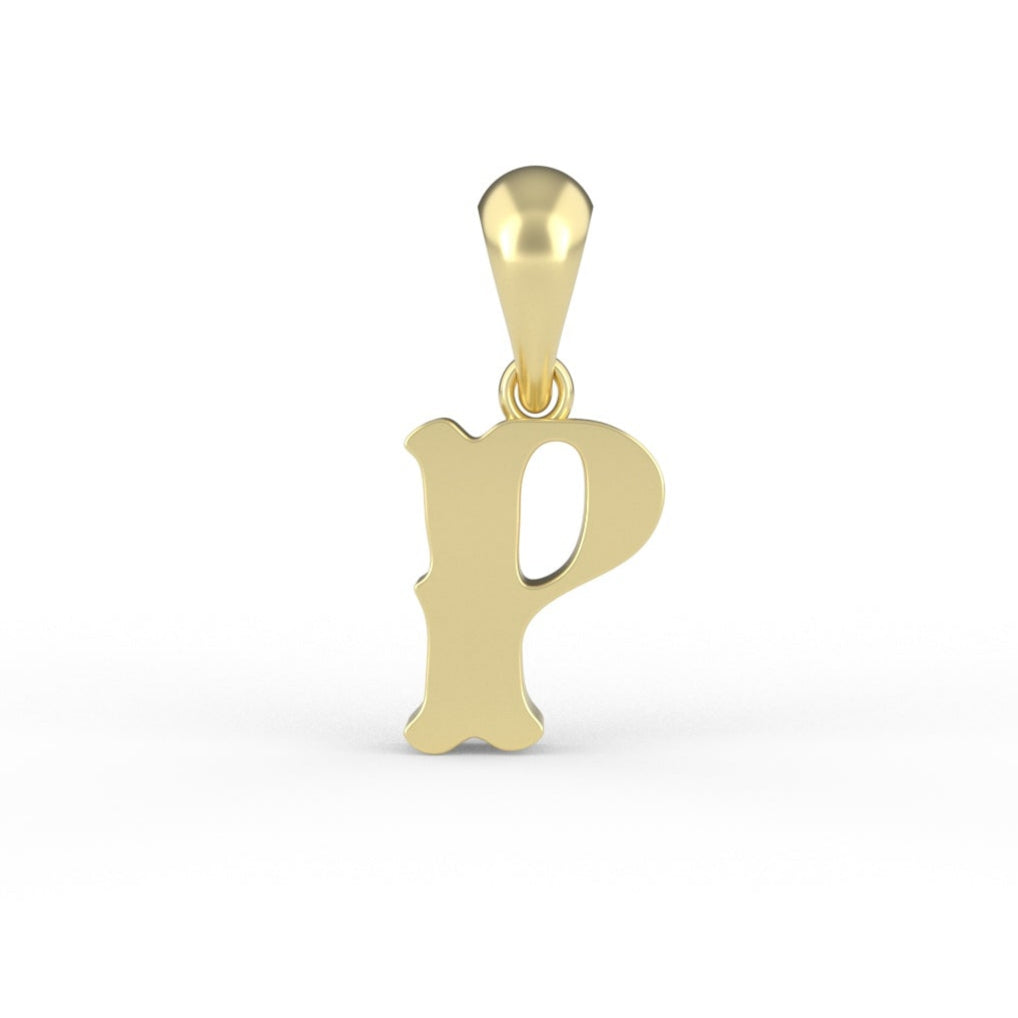 Saloon Style 'P' Charm